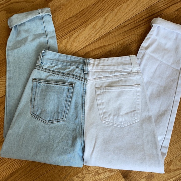 Adika Blue & White Two Tone Jeans - Picture 6 of 6